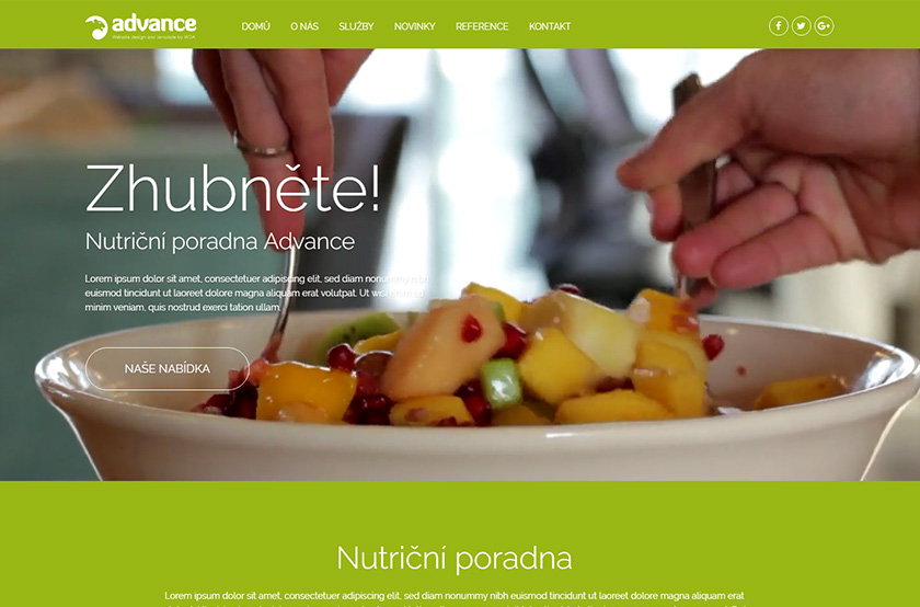 Nutriční poradna Advance