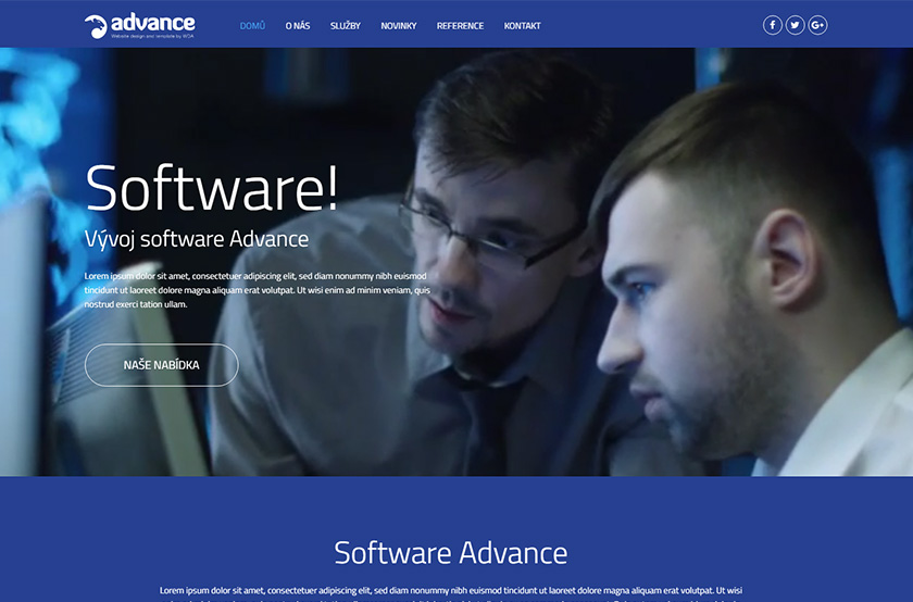 Vývoj software Advance